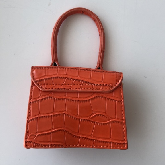 Orange mini bag - Picture 3 of 5